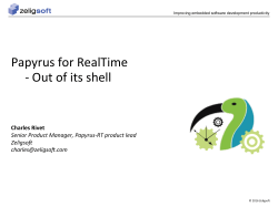 Papyrus for RealTime - Out of its shell - Wiki