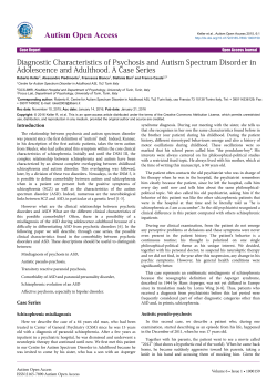 Autism Open Access