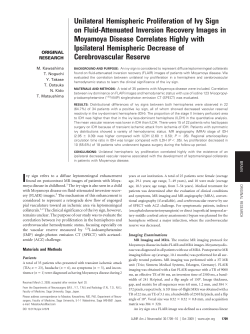 Unilateral Hemispheric Proliferation of Ivy Sign on Fluid