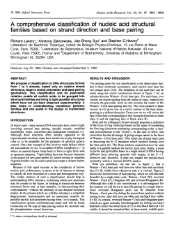 A comprehensive classification of nucleic acid