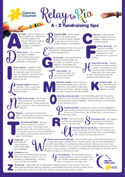 A-Z Fundraising Guide