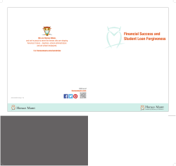 Financial Success and Student Loan Forgiveness