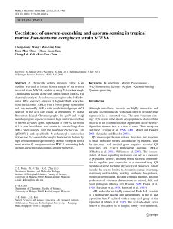 Coexistence of quorum-quenching and quorum