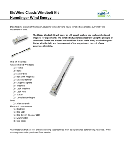 KidWind Classic Windbelt Kit Humdinger Wind Energy