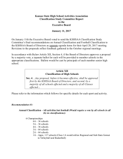 Classification Study Committee