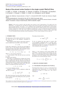 Study of the pinned vortex fraction in the single crystal YBaCuO films