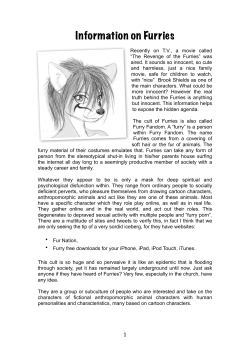 Information on Furries