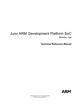 Juno ARM Development Platform SoC Technical