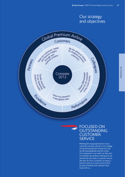 Our strategy and objectives