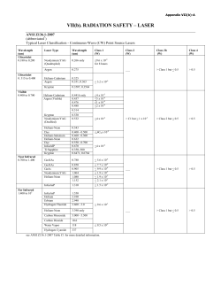 Laser Classification