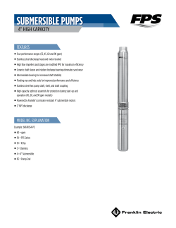 4-Inch High Capacity Pumps Catalog (Mi7900)