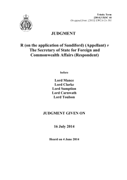 Judgment - The Supreme Court