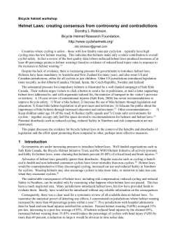 Although countries with the low helmet wearing generally have more