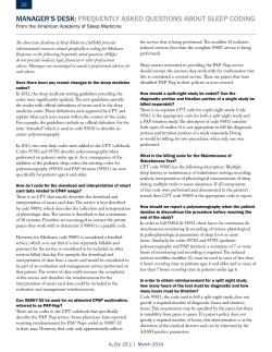 manager`s desk: frequently asked questions about sleep coding