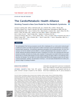 The CardioMetabolic Health Alliance