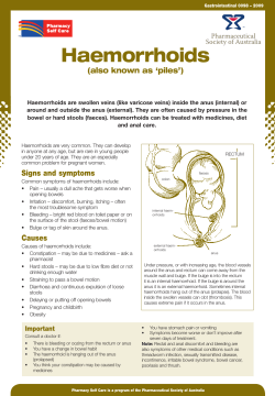 Haemorrhoids