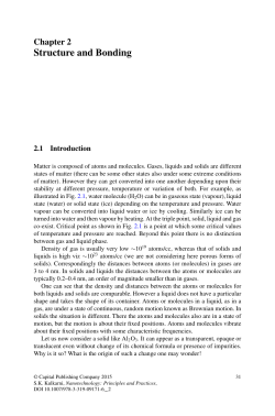 Structure and Bonding