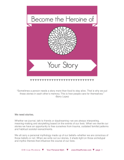 Become the Heroine of Your Story