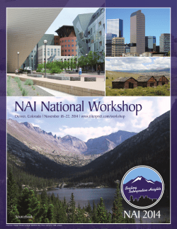 NAI National Workshop - National Association for Interpretation