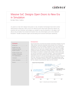 Massive SoC Designs Open Doors to New Era in Simulation