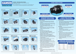 Hansen Nylon Pipe Fittings