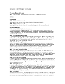 Course Descriptions - Seton Hall University