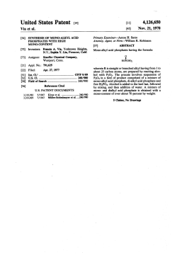 Synthesis of mono-alkyl acid phosphates with high mono