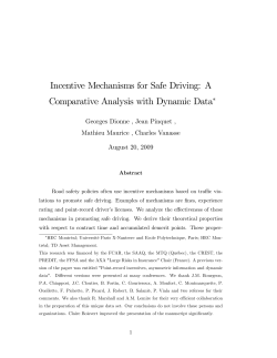Incentive Mechanisms for Safe Driving: A Comparative Analysis with