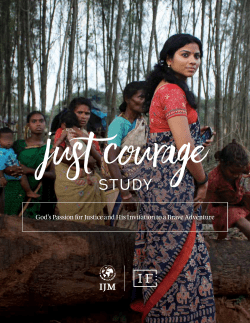 copies of Just Courage study