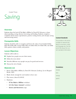 Saving - Texas Bankers Association