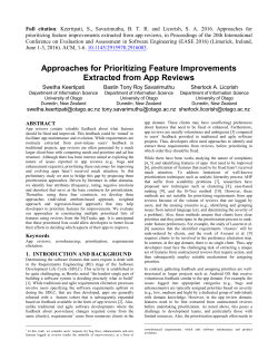Proceedings Template - WORD