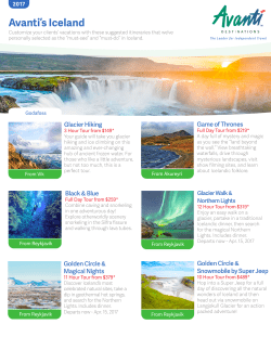 Avanti`s Iceland - Avanti Destinations