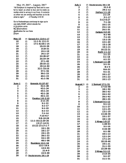 SOAP Bookmark &ndash; May 15