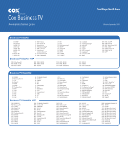 Cox Business TV - Cox Communications