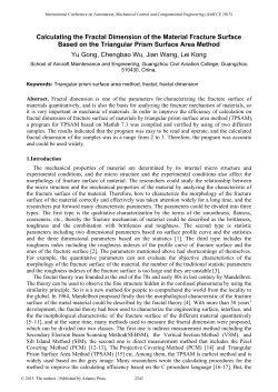 Calculating the Fractal Dimension of the Material Fracture Surface