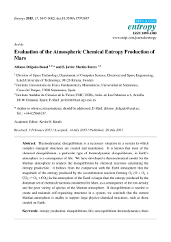 Evaluation of the Atmospheric Chemical Entropy Production of Mars
