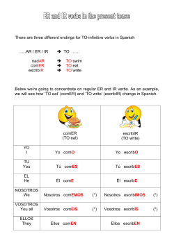 Three different endings for `TO infinitive`