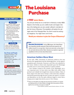 The Louisiana Purchase - Waukee Community School District Blogs