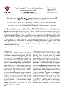 Disturbance of antioxidant protection and natural resistance factors