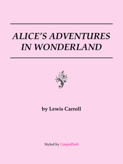 Alice`s Adventures in Wonderland