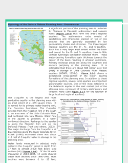 Hydrology of the Eastern Plateau