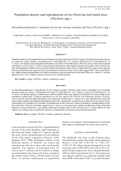 marzo 2002 - Revista Chilena de Historia Natural