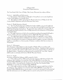 Strong Road Weight Restrictions