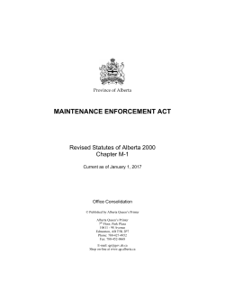 maintenance enforcement act