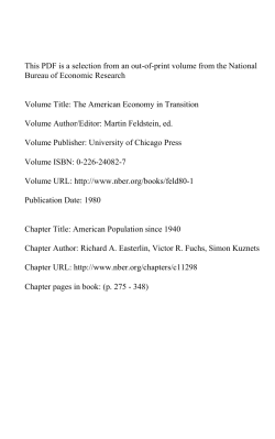 American Population since 1940