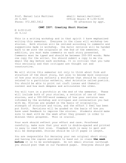 M 1:00-4:00 Phone: 972.883.5412 TR afternoon by appt