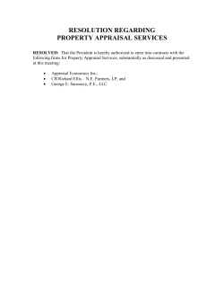 resolutio regardi g property appraisal services
