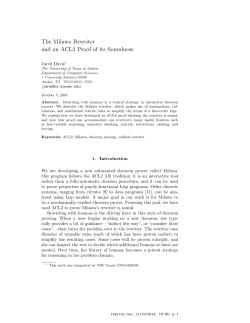 The Milawa Rewriter and an ACL2 Proof of its Soundness