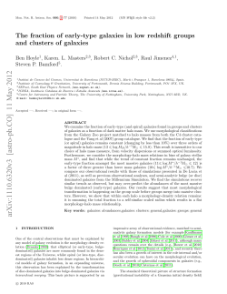 The fraction of early-type galaxies in low redshift groups and clusters