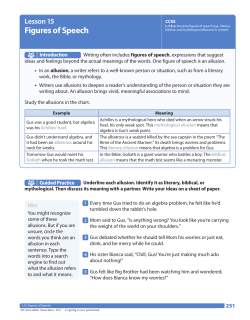 Figures of Speech